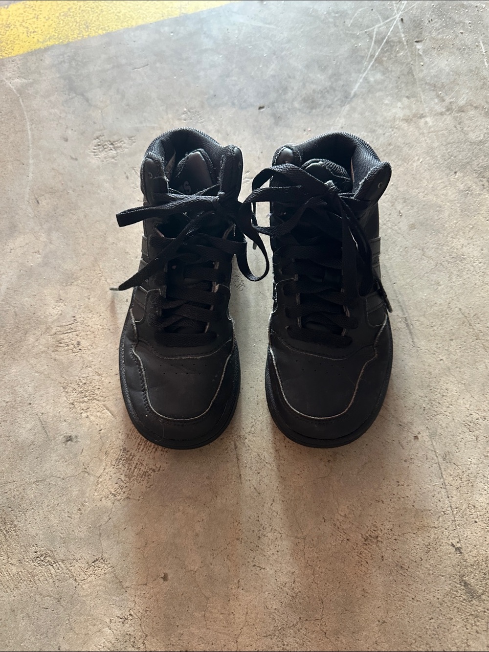 adidas Kids Black High-Top Sneakers